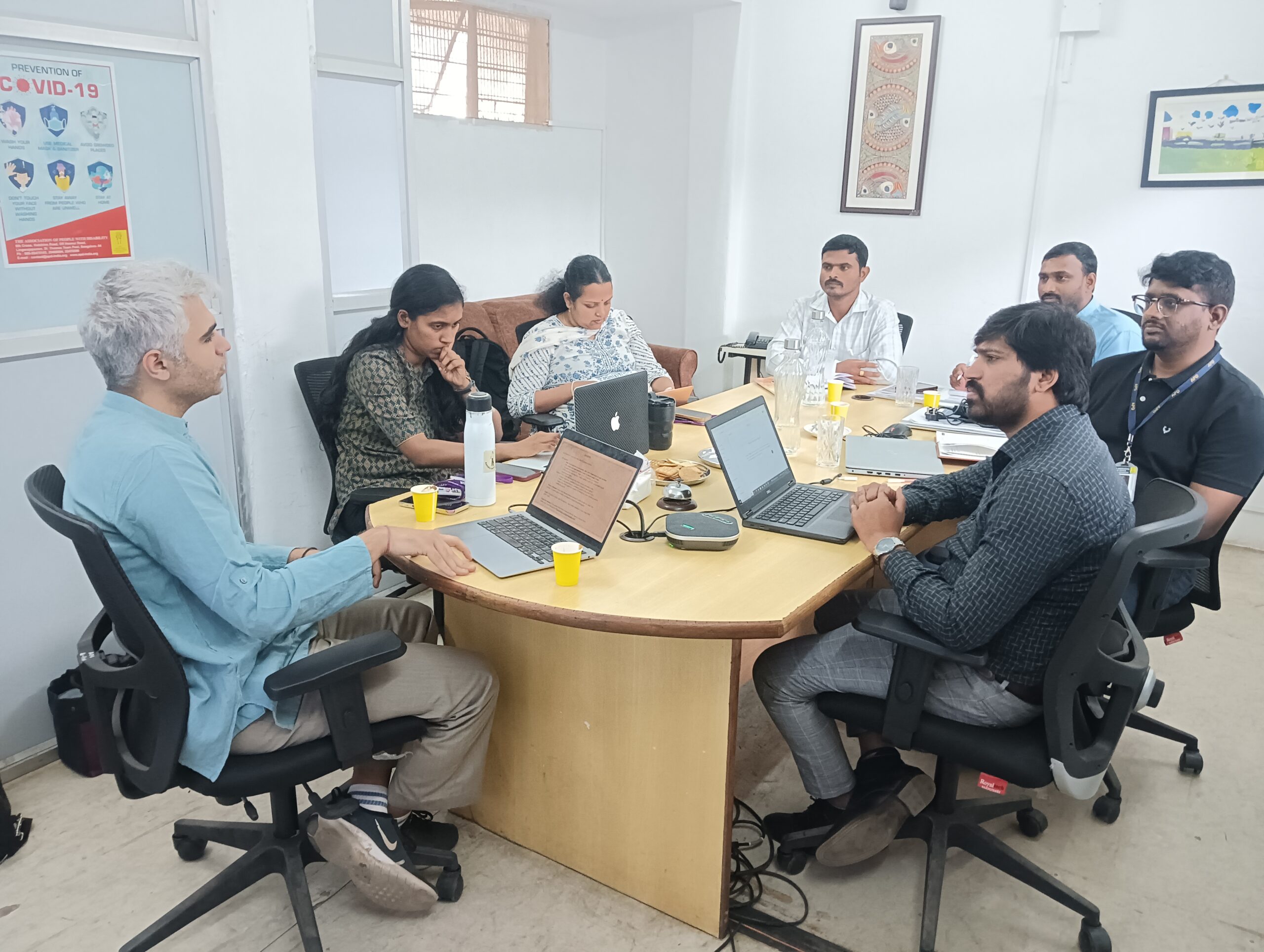 Capacity building with APD partner organisations